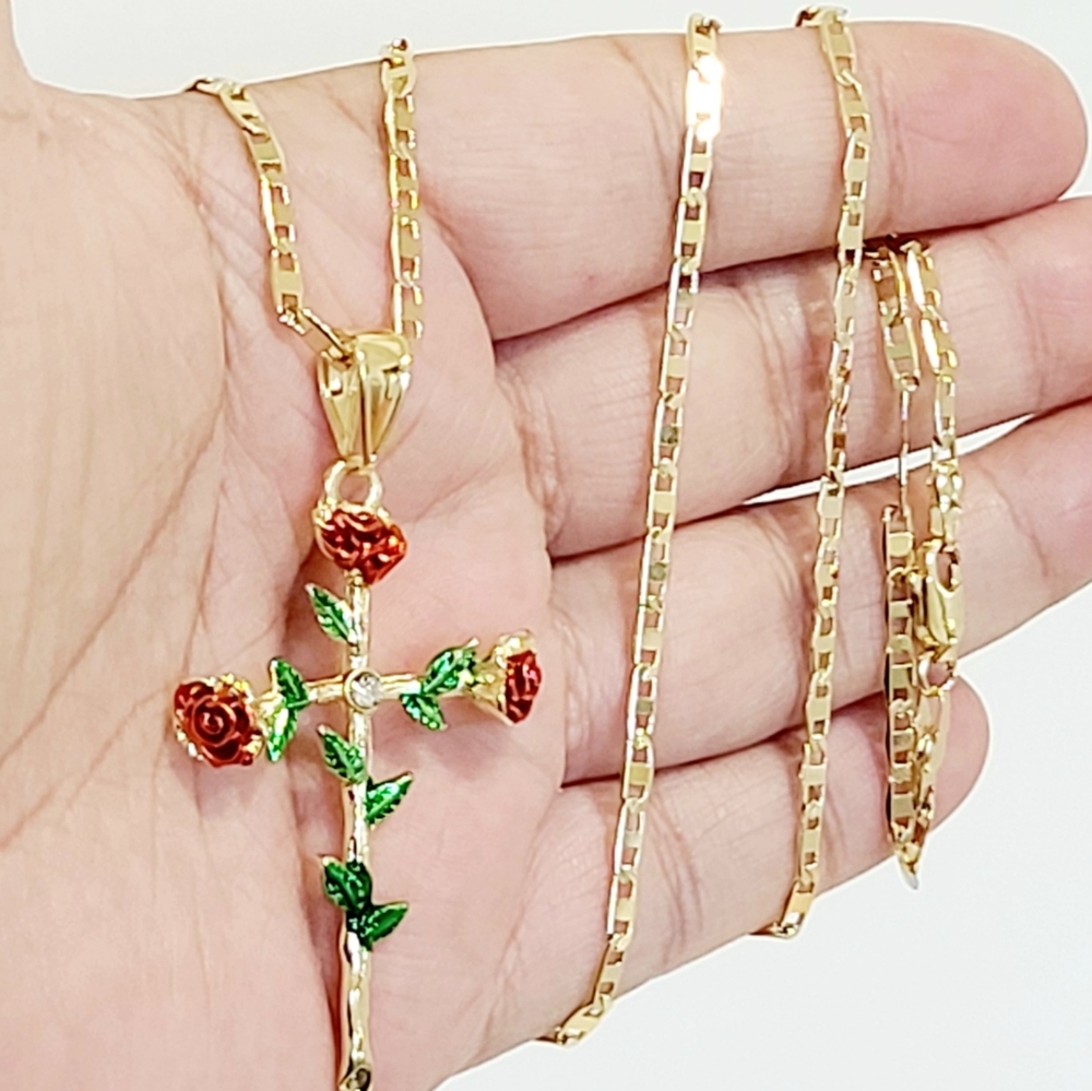 Red Roses Cross - Picture 2 of 5